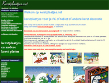 Tablet Screenshot of kerstplaatjes.net